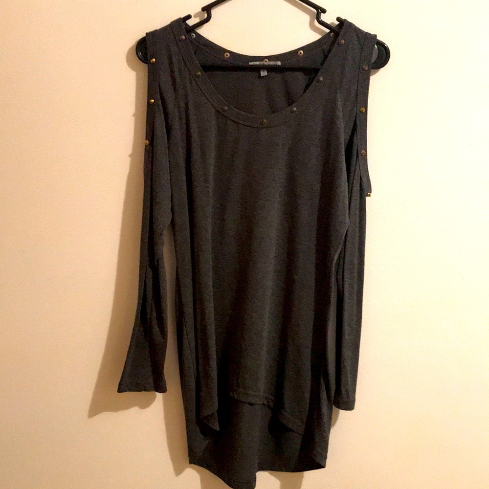 Off the shoulder studded dress